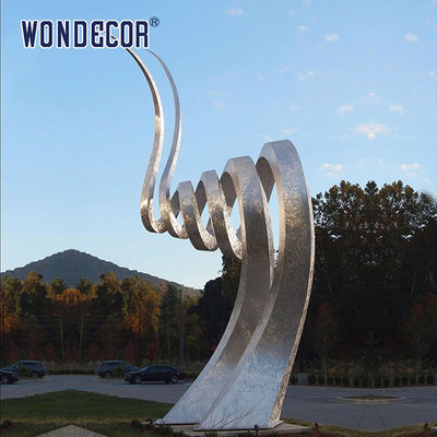 Large stainless steel abstract sculptures suitable for park squares