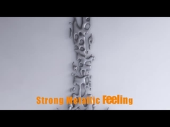 মিরর ফিনিশ জলপ্রপাত প্রাচীর ভাস্কর্য হোটেল সজ্জা Abstrct